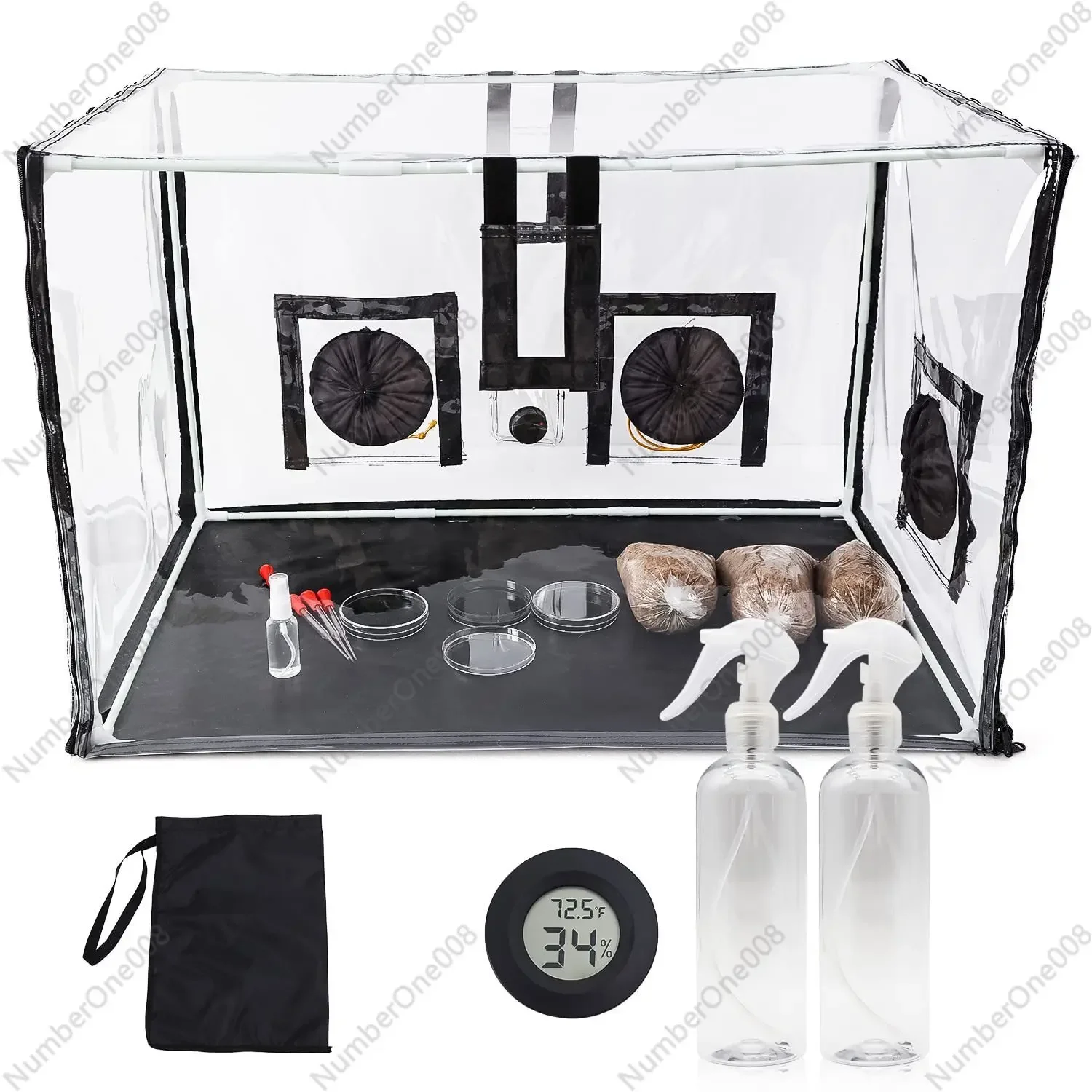 

Mushroom Mycology Hood Breeding Station Mushroom Growth Kit Mushroom Growth Bag