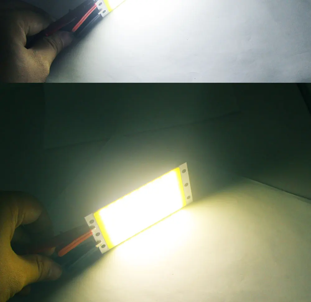 Dimmbare DC 12V COB LED Panel Licht 94x50MM 15W Ultra Helle Warme Natürliche Kaltweiß Blau Streifen Lampe mit RF Fernbedienung – Detail 11