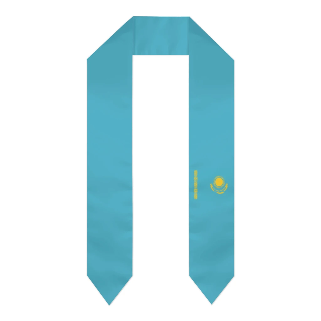 

Флаг Казахстана, толстый выпускной палантин, шарф, двухсторонний палантин чести для выпускников, класс 2025 года