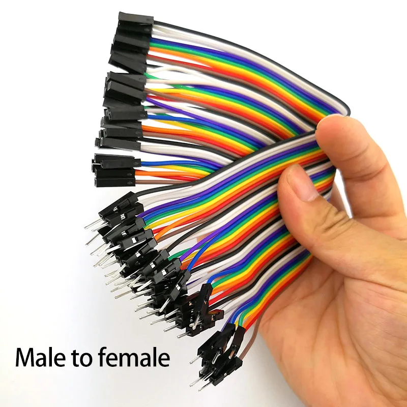 10/20/30cm Male To Male Female To Female 40Pin Jumper Wire Connection Line Breadboard Jumper Cable For DIY Kit C3