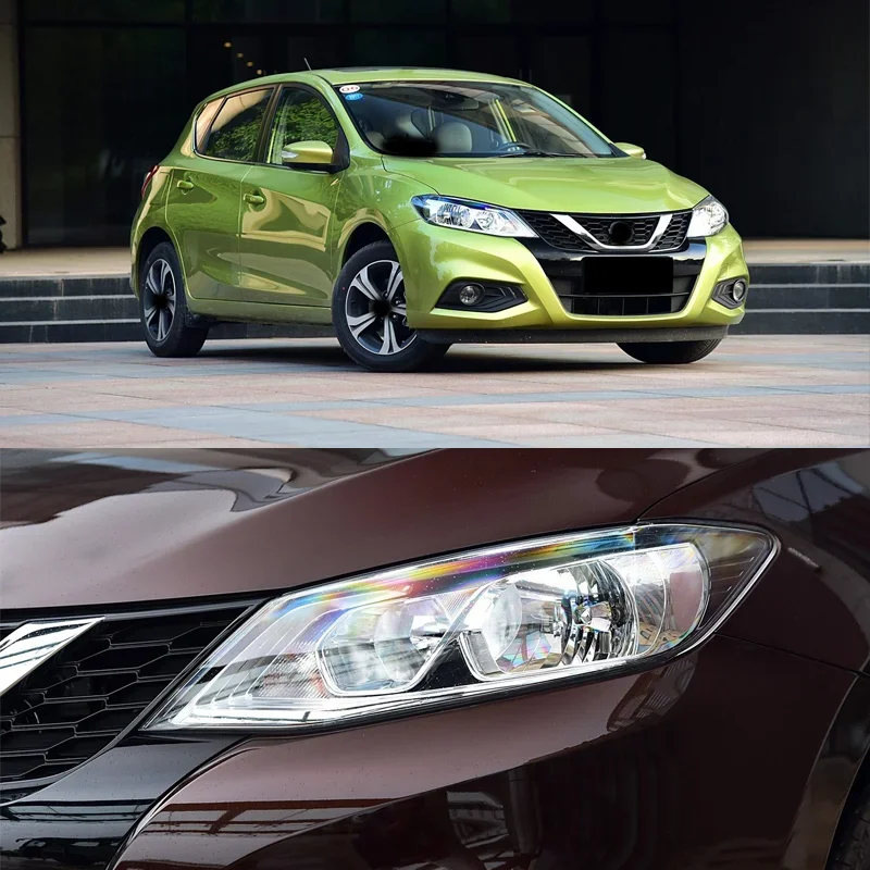 

Фара в сборе HAIna для Nissan Tiida Pulsar 2016-2019, передняя фара в бампере