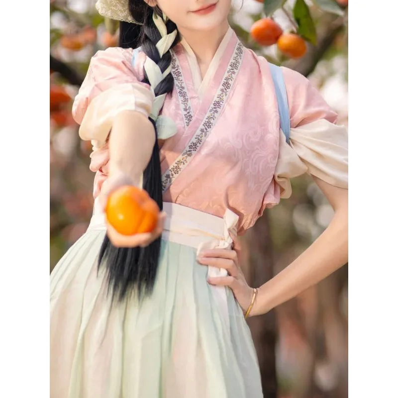 2026-new-wei-jin-printed-hanfu-cross-collar-waist-pastoral-wuyuan-travel-costume