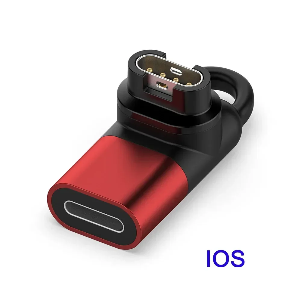Connector Charger for Garmin Smart Watches Micro USB/ IOS/ Type C Charging Adapter for Instinct 2 Solar/ Fenix 5/6/8 51mm 7 7x