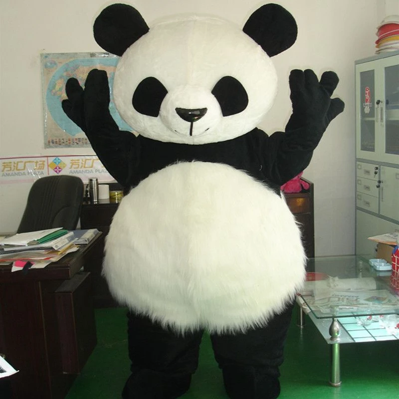 

Cosplay Costume Anime Panda Mascot Costume Halloween Fancy Dress Birthday Party Maskote Carnival Cartoon Characters for adults