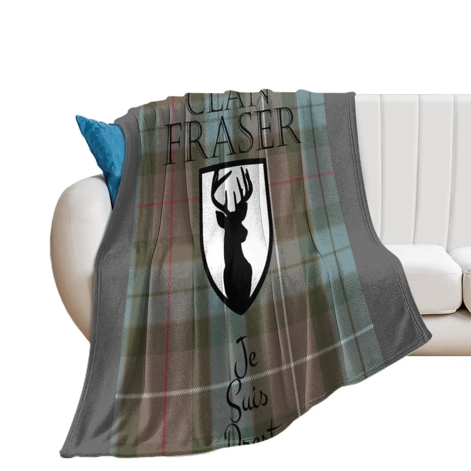 Outlander/Clan Fraser Throw Blanket Bed linens Softest Blankets