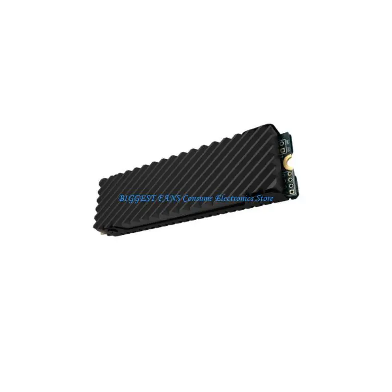 Dissipador calor eficiente alumínio para M.2 NVME Disco sólido Múltiplo refrigeração do canal