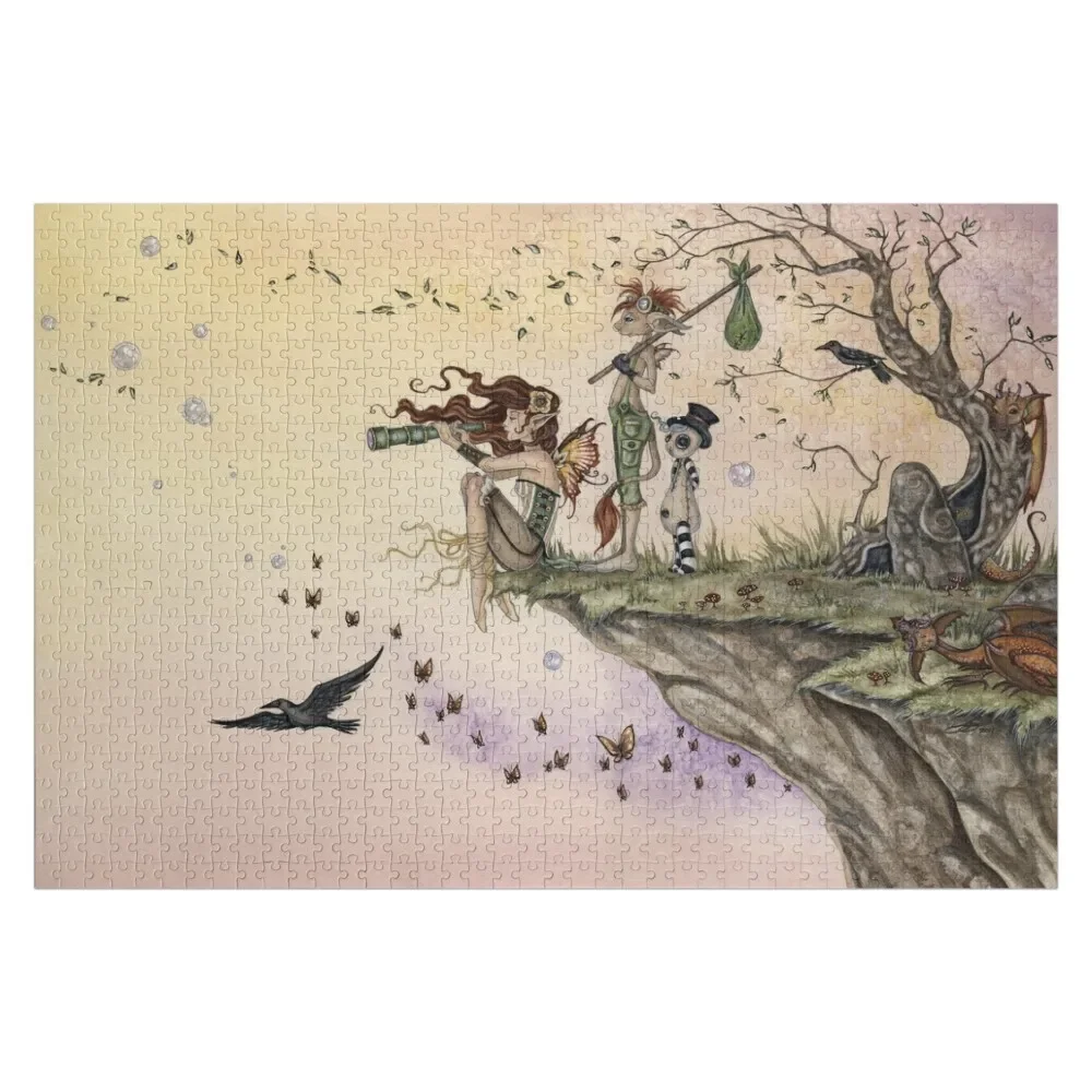 Where The Wind Takes You Jigsaw Puzzle Photo Wood Photo Personalized Puzzle