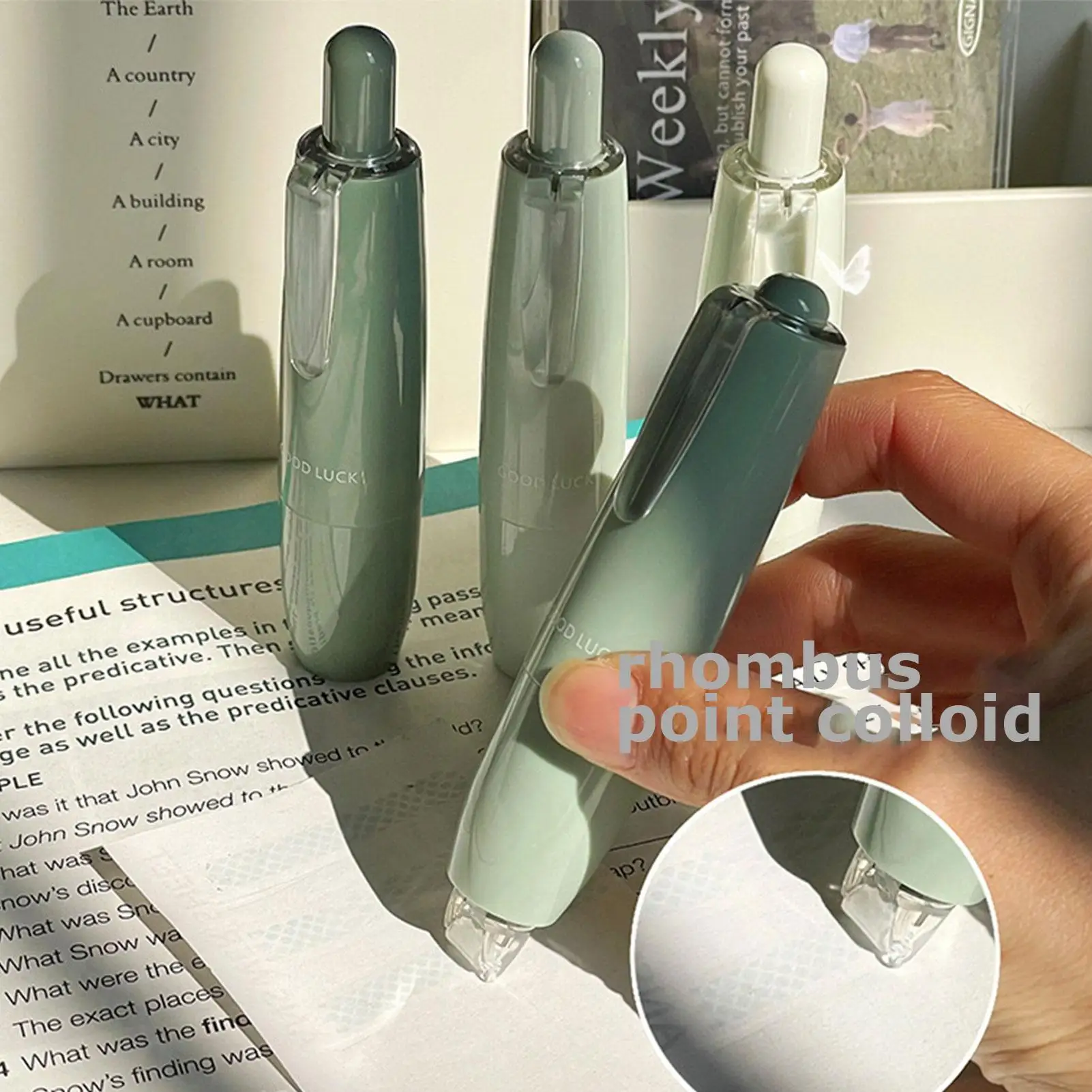 Korrekturband, niedliches Korrekturband mit Druckmechanismus, austauschbarer Kern für Schüler, Korrekturwerkzeug, Bürobedarf