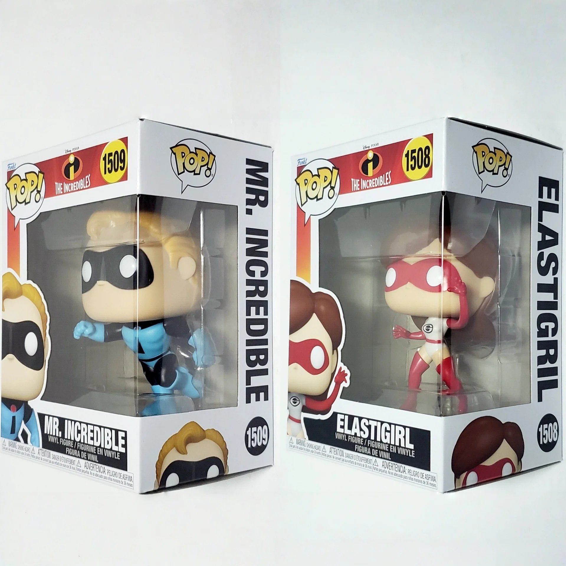 

Mr Incredible＆Elastigirl Figure Funko Pop Official Authentic Limited Edition Figures Disney Anime The Incredibles Fans Toy Gift