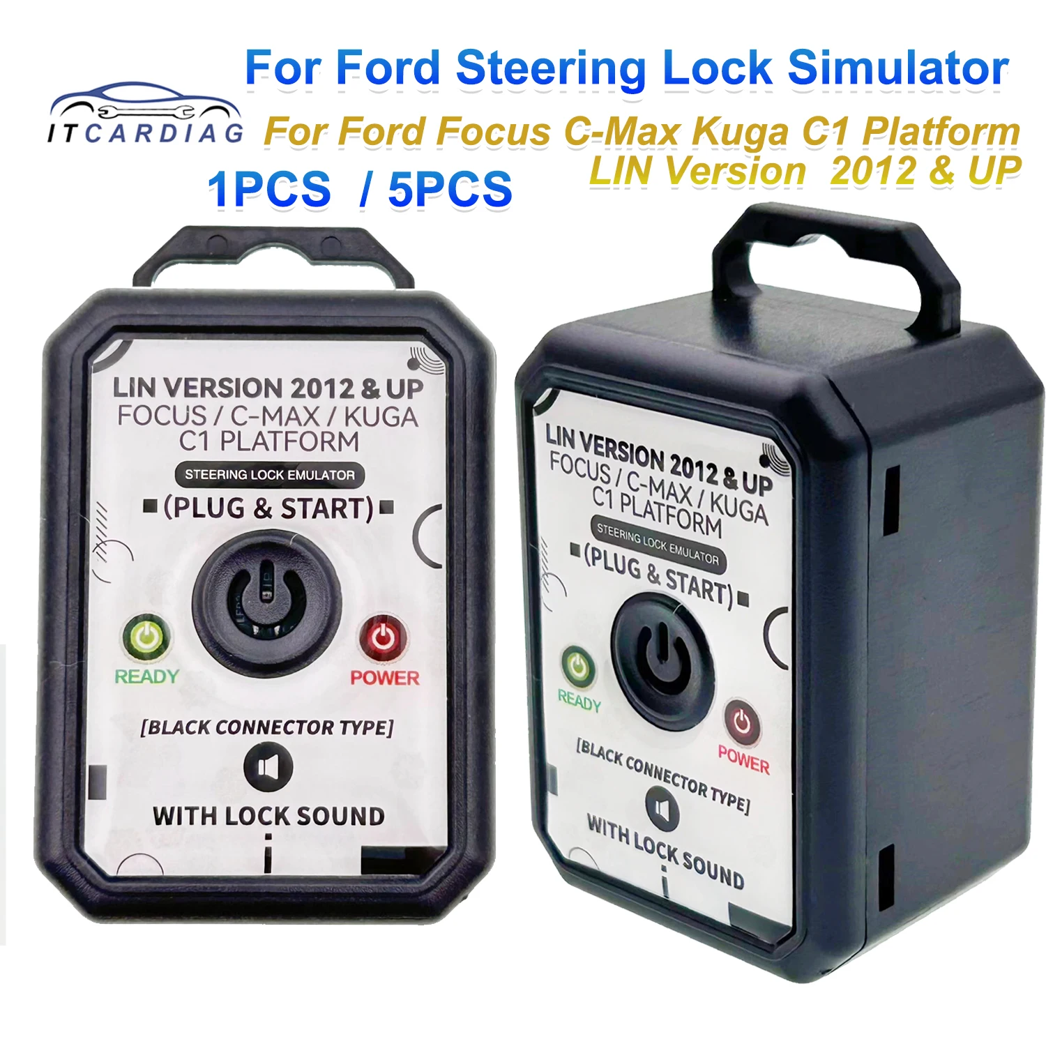 

Эмулятор симулятора рулевого замка Ford Focus для Ford Focus C-Max Kuga C1 Platform 2012 и UP 2012+