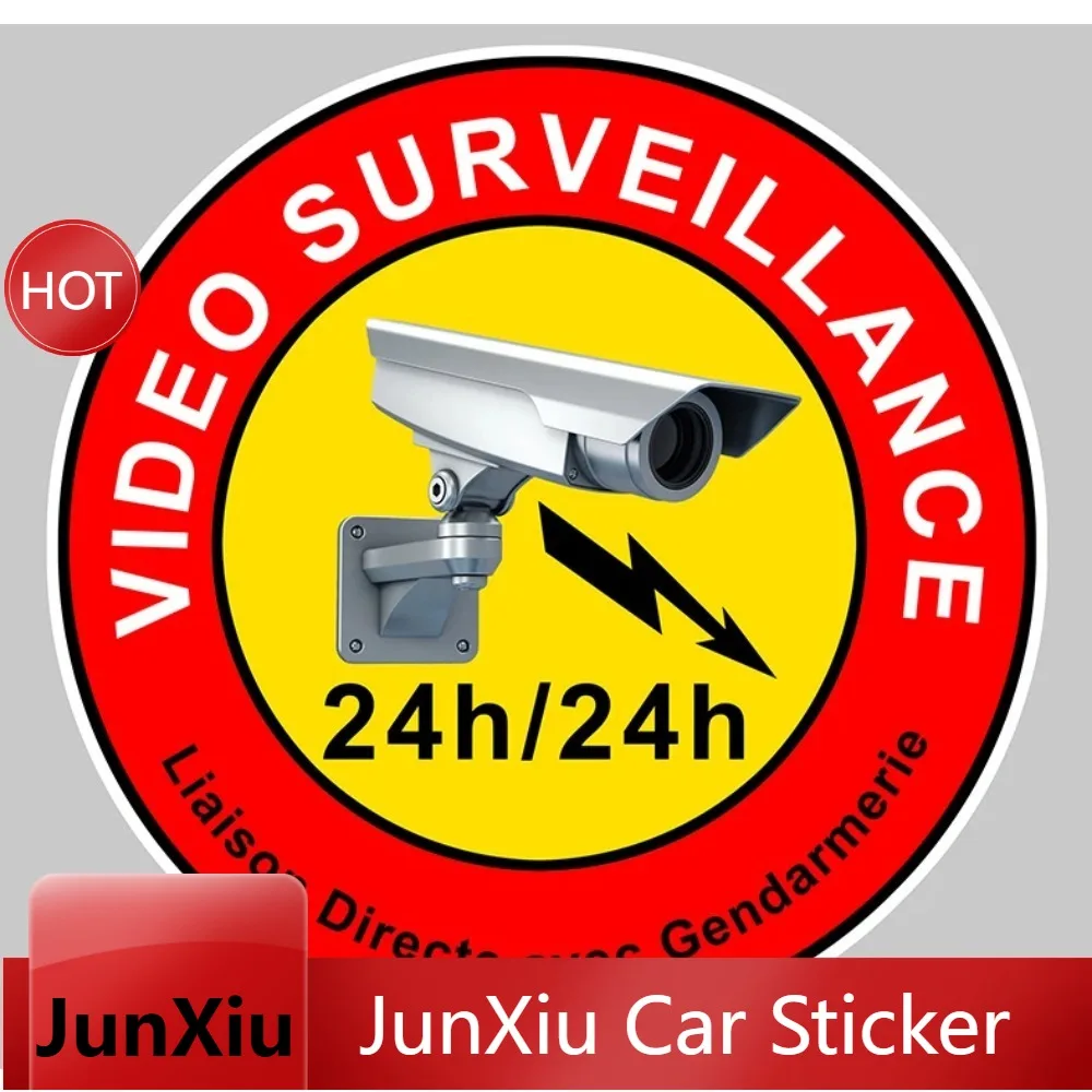 Vinyl Decal Video Surveillance Camera Protection Weatherproof Durable Car For Motorcycle Motorcycle Decoration
