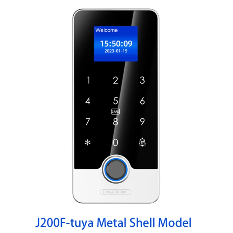 【Home-Tools!】Standalone Tuya App Bluetooth Fingerprint Access Controller Waterproof Touch Keypad Door Entry Opener RFID Keyboard
