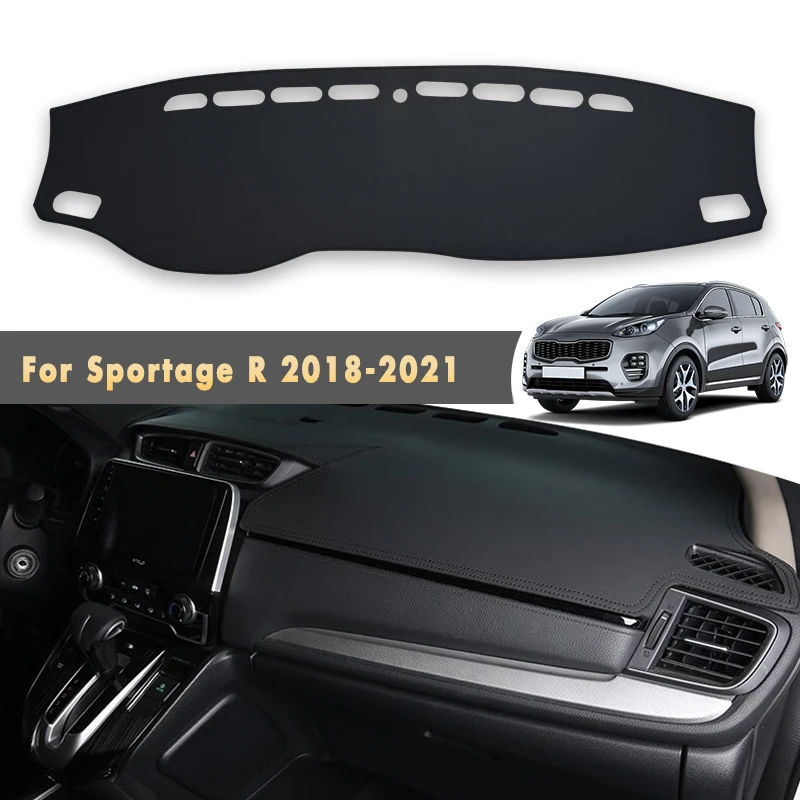 Auto-Armaturenbrett-Matten für Kia Sportage R 2021 2020 2019 2018, Produkte, Sonnenschutz, Instrumententafel-Zubehör, Autoteil, wasserdicht