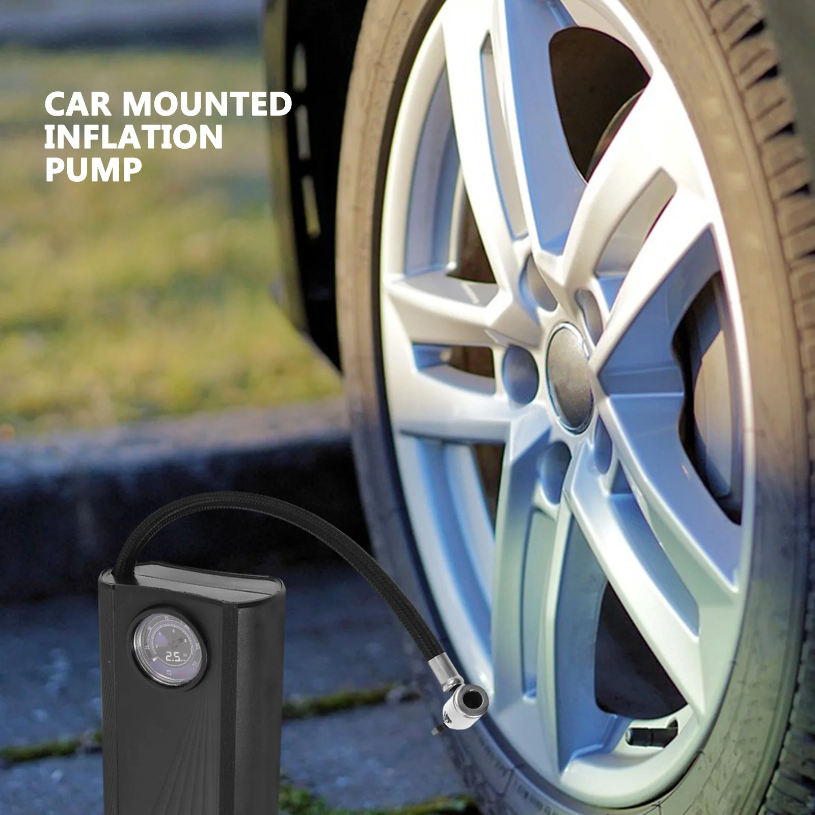

Wireless Portable Electric Tire Inflator Car Air Compressor Pump Auto Bike Motorcycle Balloon Balls Vehicle Accessories Fast
