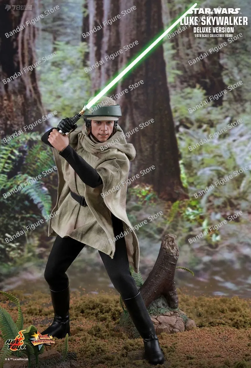 HT HotToys MMS517 1/6 Kolekcjonerska Figurka Luke Skywalker Star Wars Odważny Chłopiec Delikatny 12" Pełny Zestaw Model Żołnierza Prezent