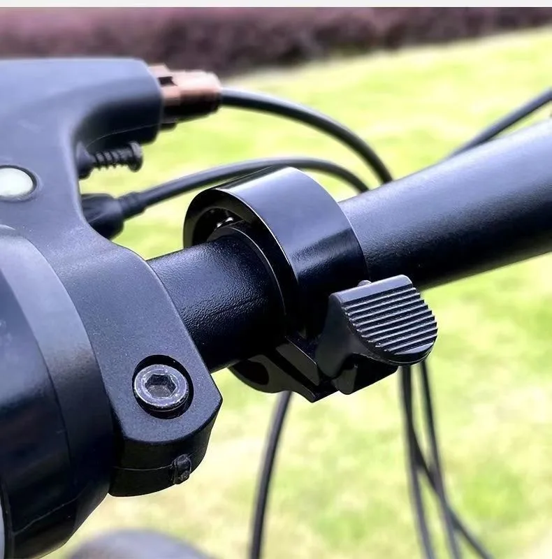 1pc Invisible Bicycle Bell MTB Road Bike Horn Aluminum Alloy Ring Loud Sound O-Shape Compact Mini Cycling Handlebar Accessories