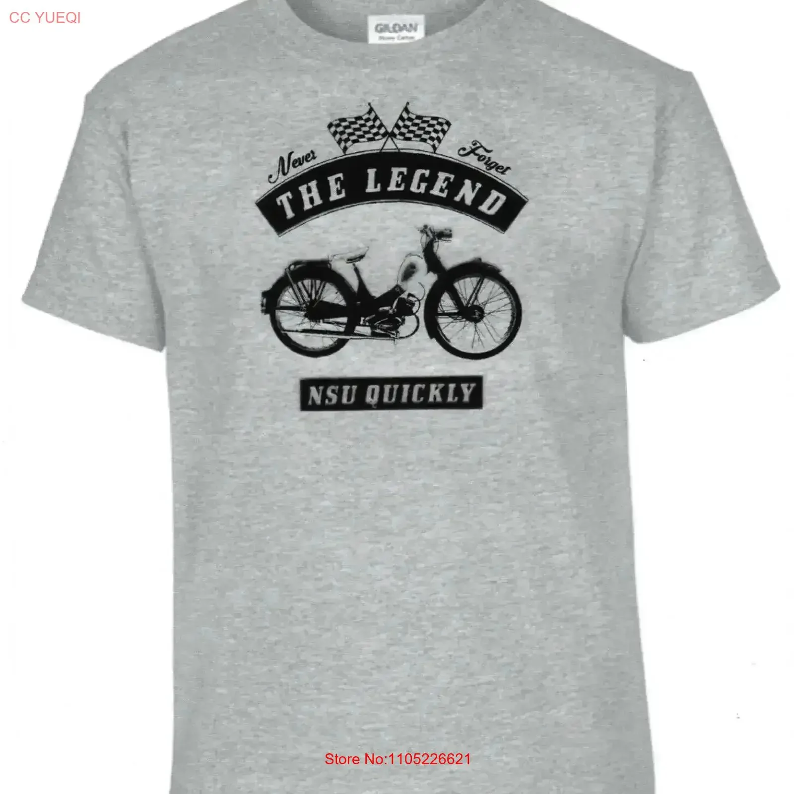 

T shirt NSU Quickly bike motorcycle youngtimer vintage car Washed Versatile fashion Breathable graphic designer clothes homme