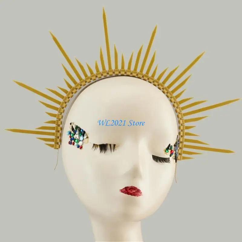 G5GC أنيقة تاج عقال الشريط التعادل هيرباند المرأة موضوع حزب الملحقات