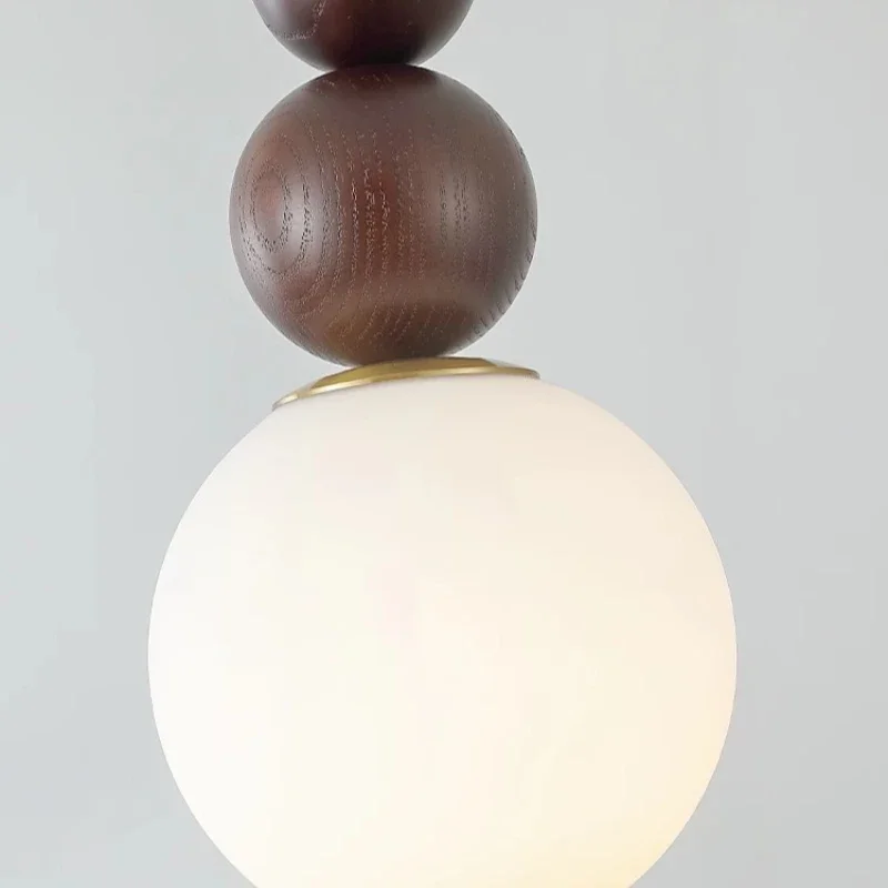 

chandelier, American retro, silent wind, solid wood designer bed and breakfast, dining room, master bedroom bedside chandelier