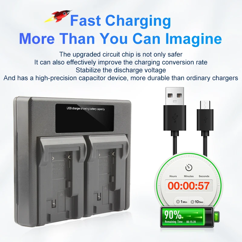 Batería de NP-100 NP100 para cámara Fujifilm, cargador Dual con pantalla LCD, USB, FNP-100, DX-9, MX-500, 600, 600X, 600Z, 700, NP-80, FNP-80