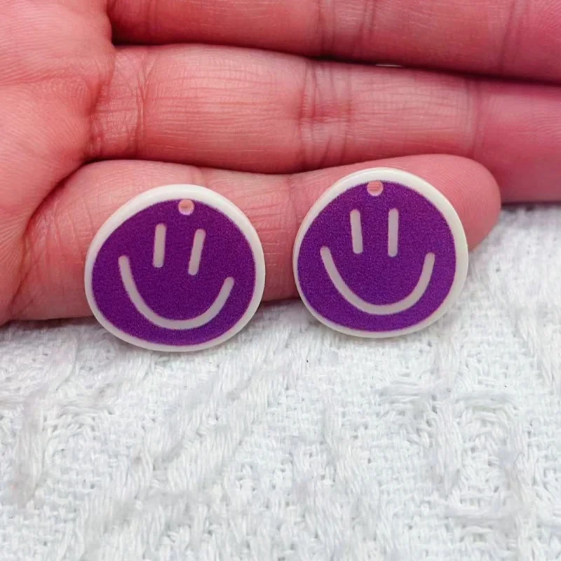 10pcs Lovely Smiling Face Charms For Jewelry Making findings diy Bracelets Earring Necklace Craft Pendants view 2