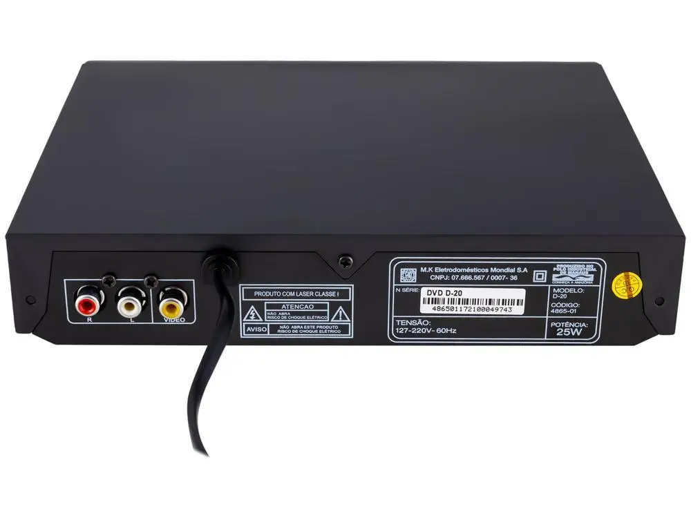 Karaoke Player DVD Player Mondial D-20