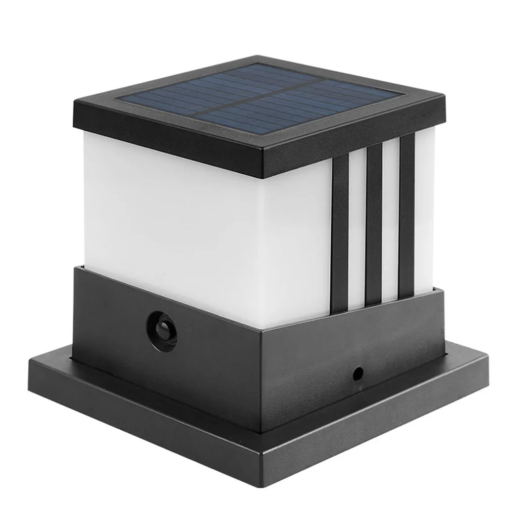 Outdoor Solar Light Post Garden Deck Waterproof Lights Fence Power for Outdoors