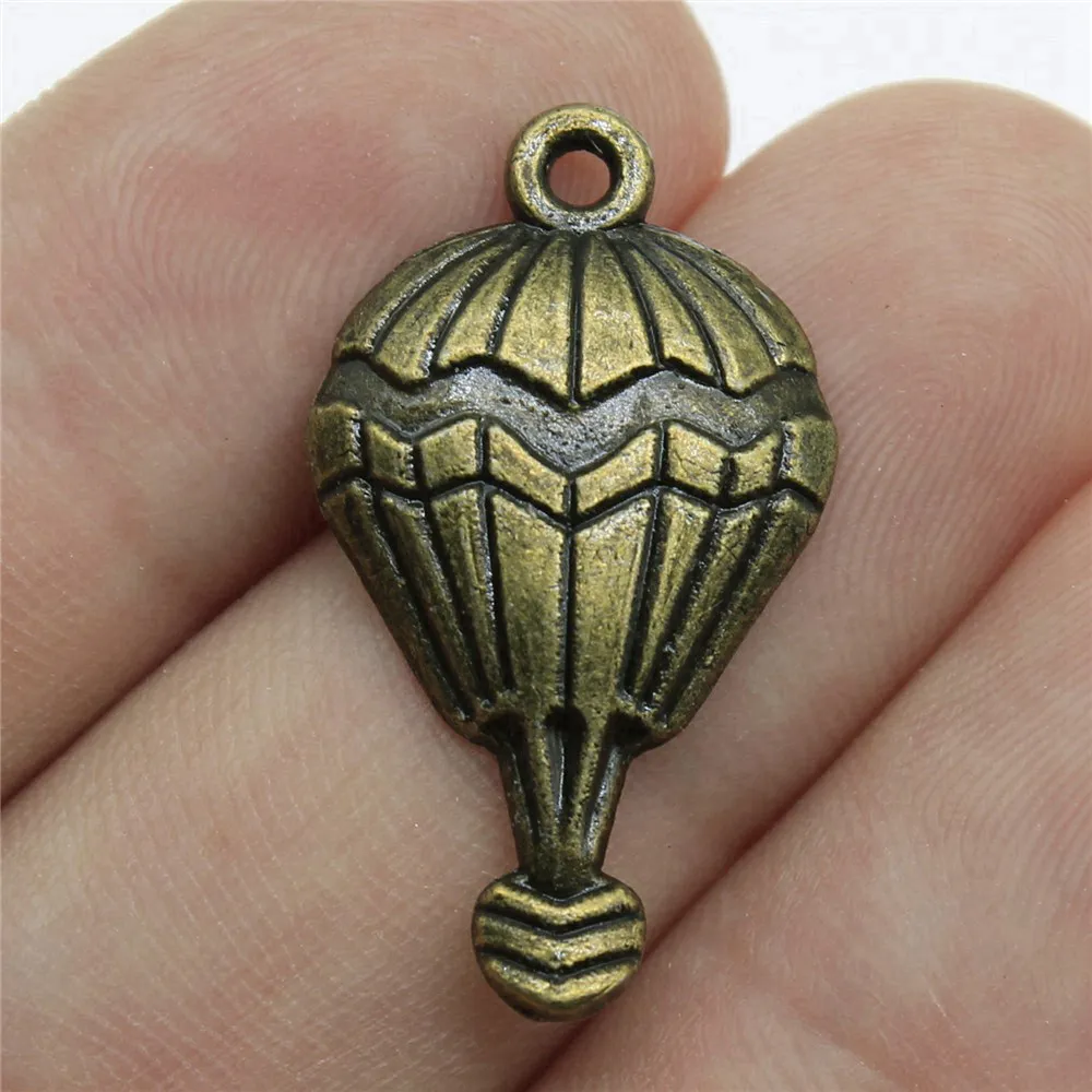 Airplane Hot Air Balloon Charms Pendant Men Jewellery Bulk Cute Supplies