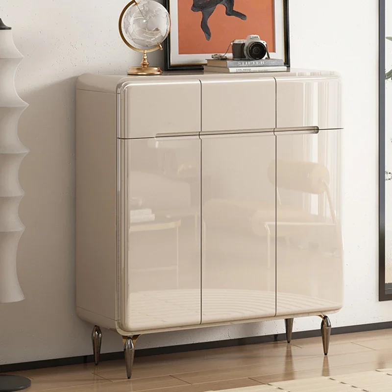 خزائن الأحذية الضيقة الشمال عرض الحد الأدنى في الهواء الطلق تخزين رف الأحذية غرفة المعيشة الحديثة Gabinetes De Sapatos قاعة الأثاث