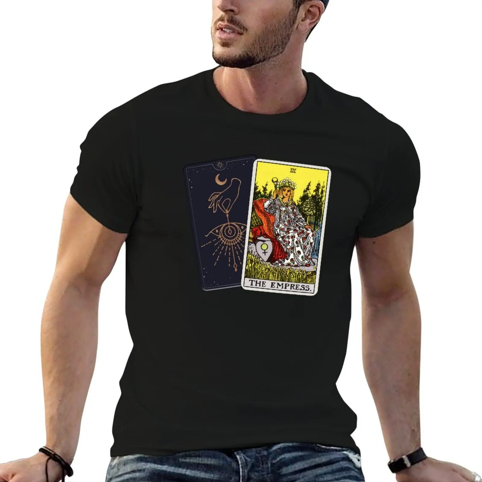

The Empress Tarot Card Meaning The Empress Tarot Card T-Shirt t shirts cotton 100% t shirts for man pack cotton T-Shirt