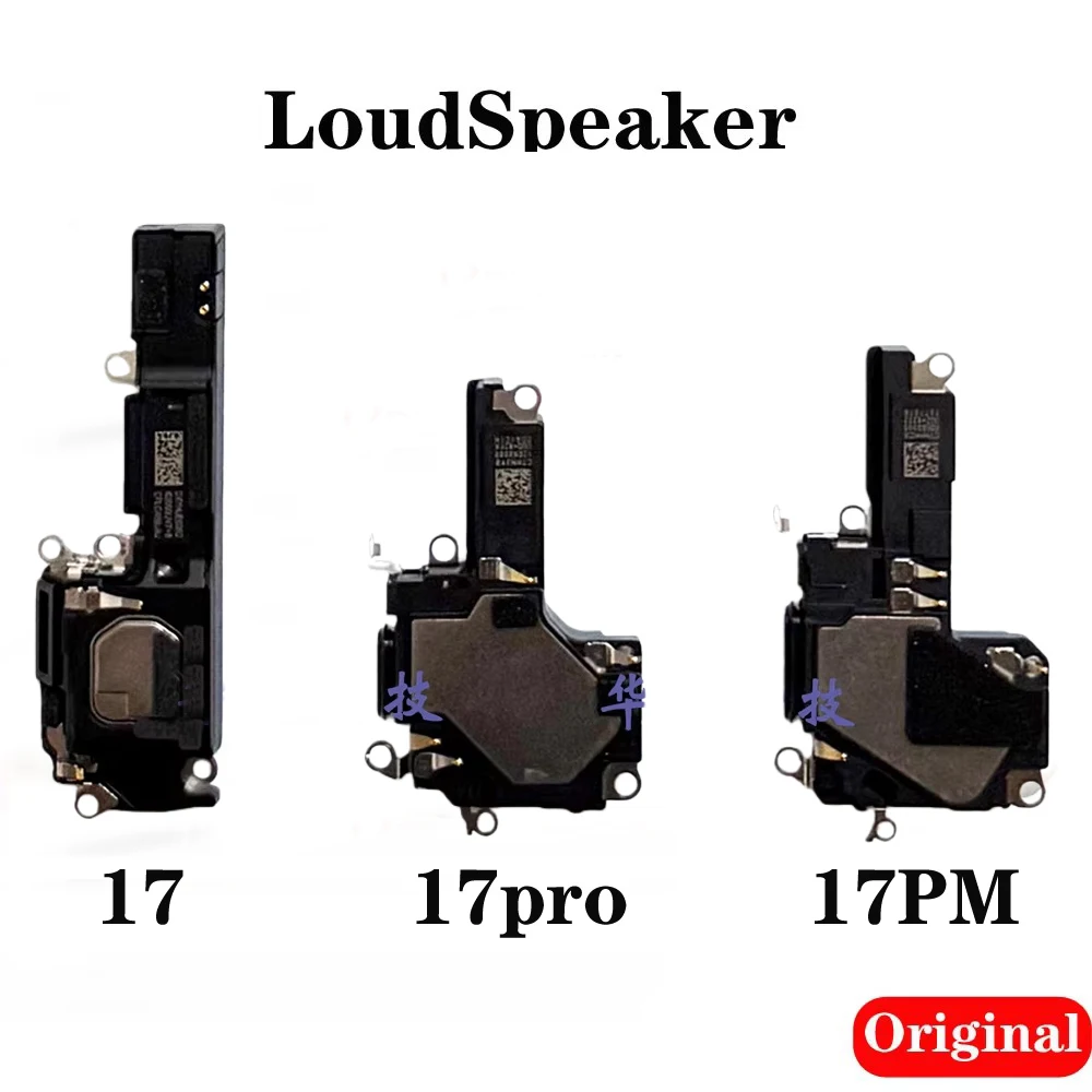 100% Original Loudspeaker For iPhone 17 17 pro max Loud Speaker Ringer inner Buzzer Flex Parts