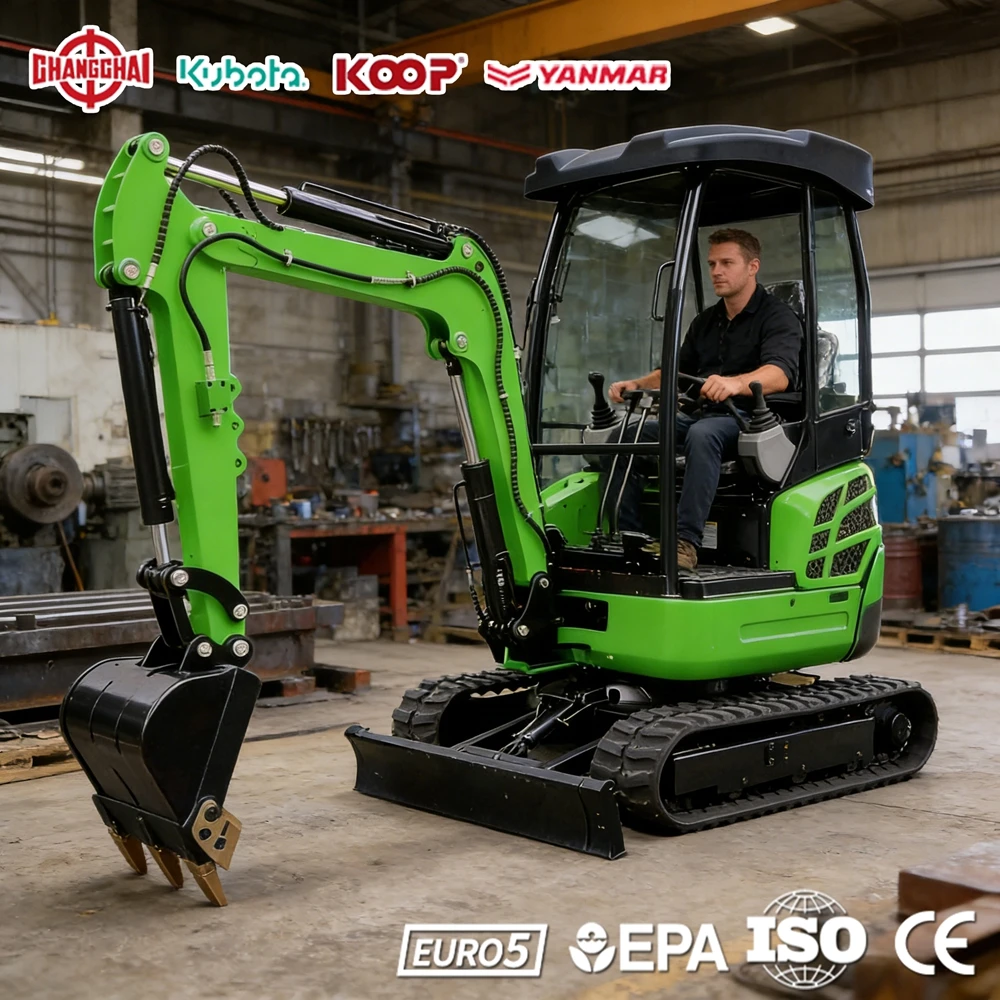 

Mini Excavator 1.0Ton Yanmar Engine Construction 1.0Ton Yanmar Engine 1.8Ton Europe EPA Euro 5 CE Fast Delivery