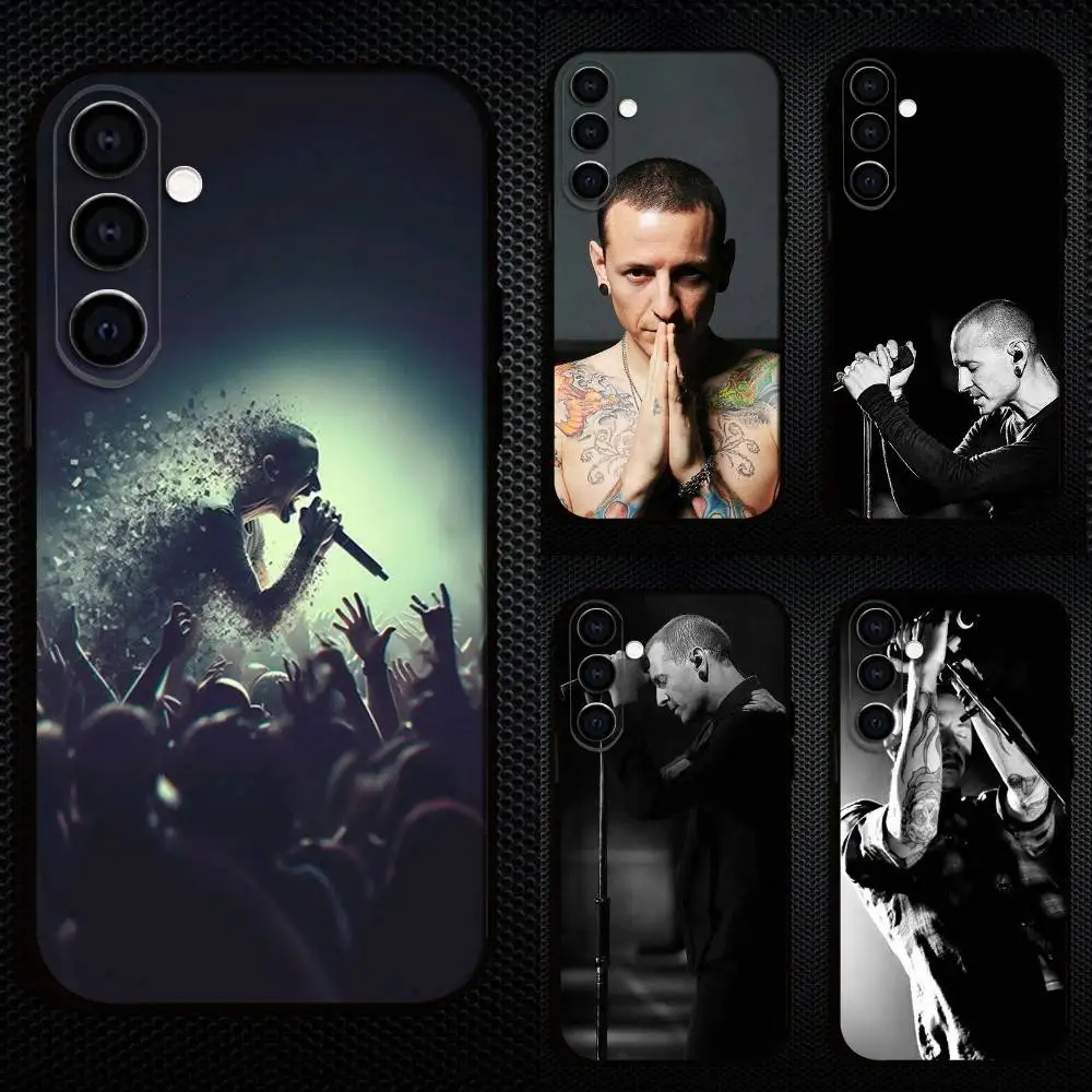 

C-Chester B-Bennington Singer Phone Case For Samsung Galaxy A73,A72,A71,A70,A53,A52,A51,Others Soft Black Cover