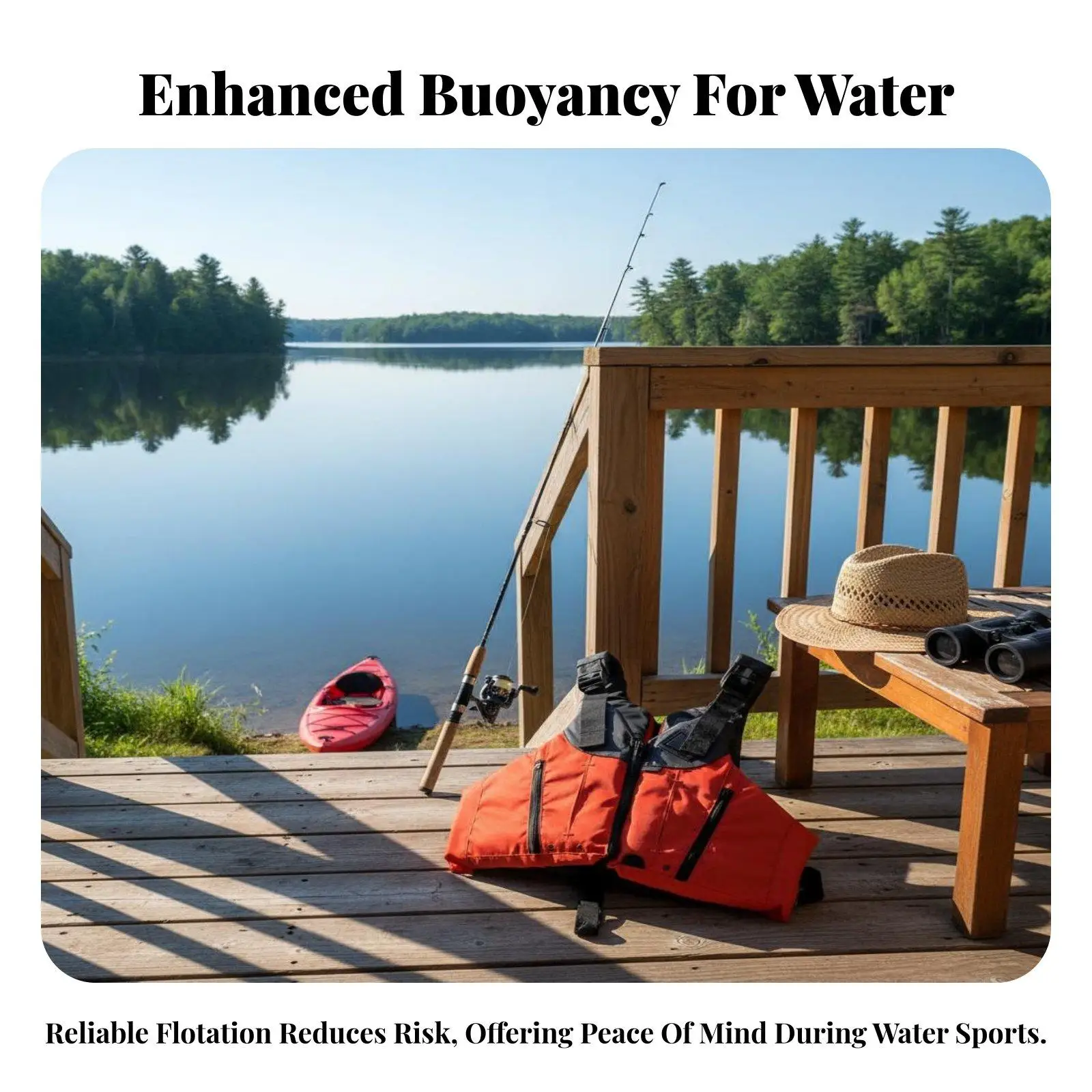 Fishing Life Jacket for Adults Breathable Mesh Back Flotation Vest with Zipper for Kayak Boat Lake