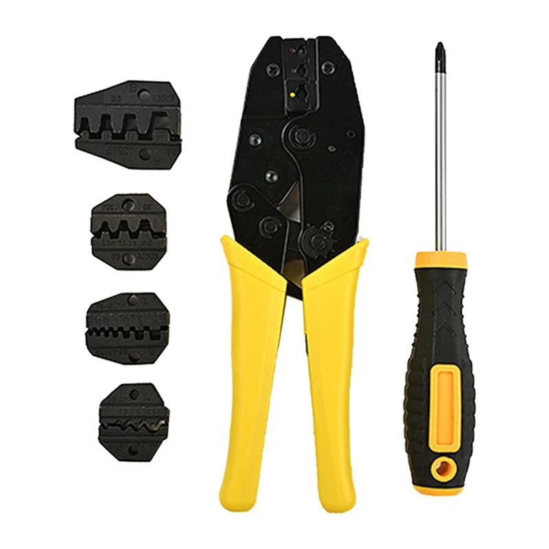 Wire Crimper Tool Set Crimping Pliers Tool Set Ratchet Crimper Cable Scissors And Wire Stripper Terminal Crimper Set