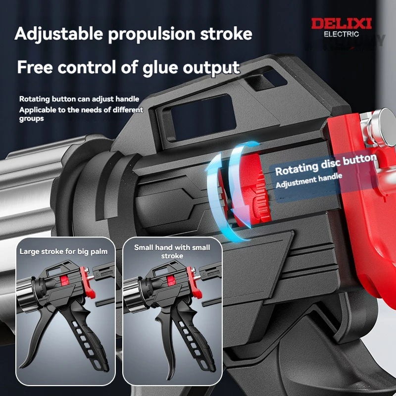 26 Axis Automatic Glue Breaking Glass Glue Gun, Special Silicone Sealant Handheld Caulking Gun