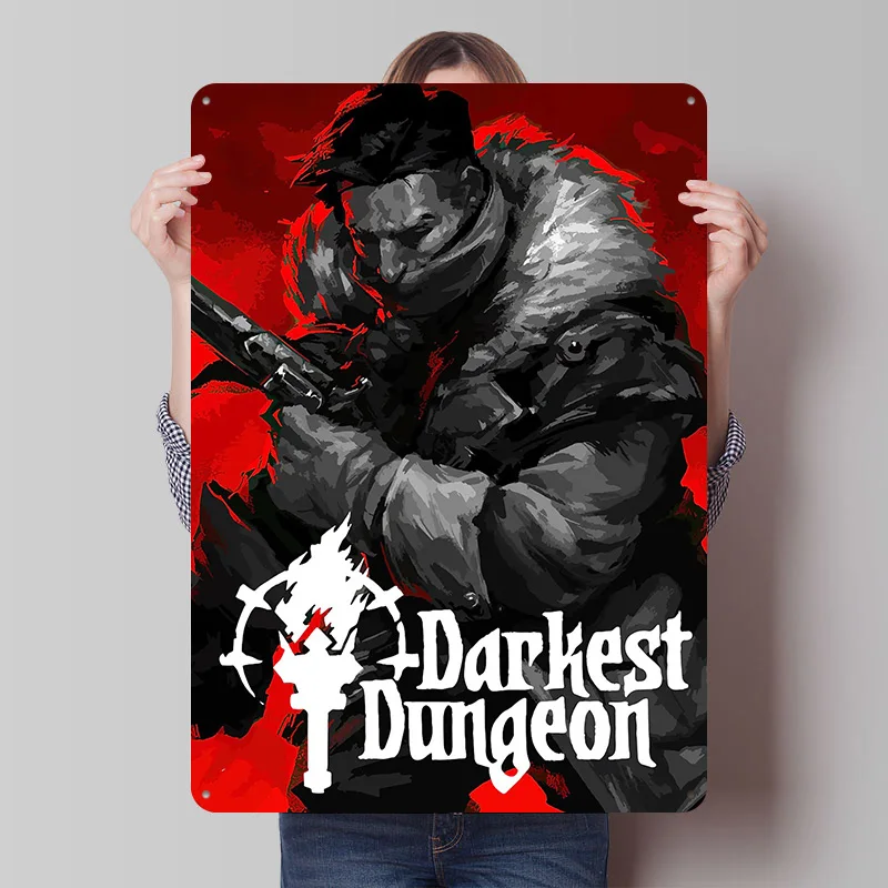 أحلك الزنزانة شخصية معدنية ملصق القصدير علامات جدار الفن الملصقات على جدار ديكور علامة معدنية مخصصة للديكور المنزل الرجعية