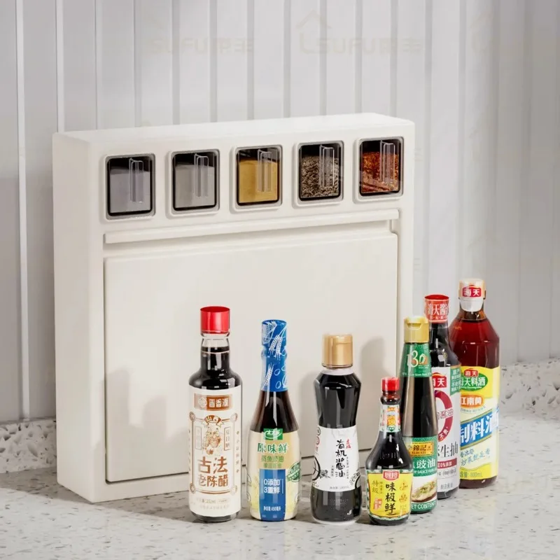 

Настенная полка для специй без сверления, узкий железный шкаф с боковым открыванием для кухни, магнитный держатель для бумажных полотенец и органайзер для столешницы