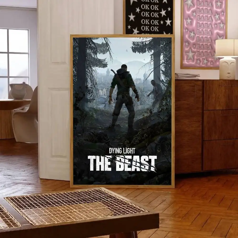 1 قطعة لعبة D-الموت ضوء الوحش المشارك طباعة لغرفة النوم غرفة المعيشة ديكور المنزل اللوحة جدار الفن HD صورة جدارية #5