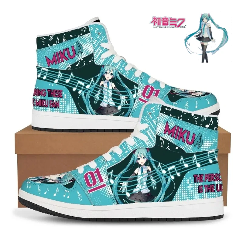 

Периферийные модные кроссовки Hatsune Miku в стиле аниме, новинка 2025, баскетбольная мужская обувь, женская обувь, повседневная обувь унисекс, подарок на праздник