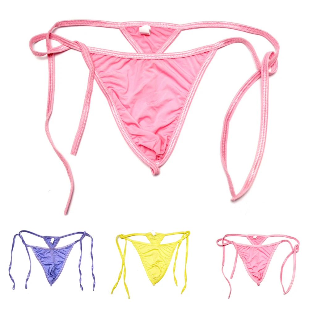 Sospensorio Slip G String Perizoma da uomo Cinghie laterali Elastico Sexy Allacciatura Traspirante Backless Perizoma Slip Biancheria intima Mutande 2022