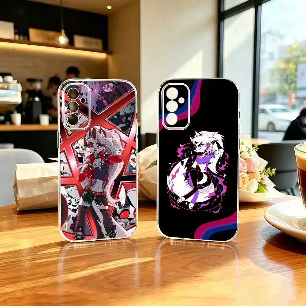 Hellhound Loona daughter of IMP boss  Painted Transparent soft Phone Case For Samsung A71, A70, A52, A51, A40, A30, A20