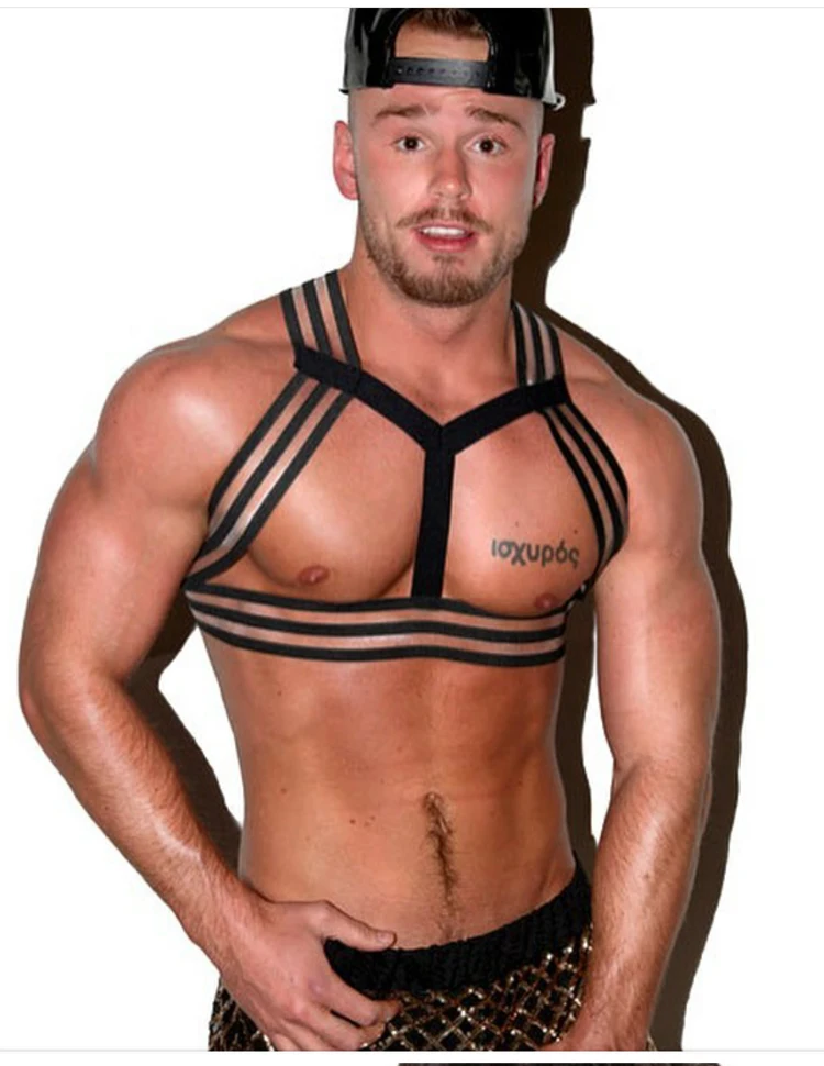 الأشرطة جوفاء ضمادة مرنة حرق رجل المرحلة الملحقات الفلورسنت اللون شريط للصدر ملهى ليلي Dj Gogo زي مثير