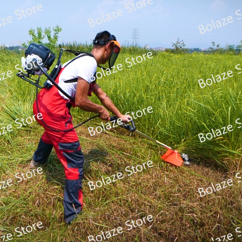 

Weeding machine Four-stroke lawn mower knapsack small household multi-function gasoline wasteland reclamation ripper for weeding