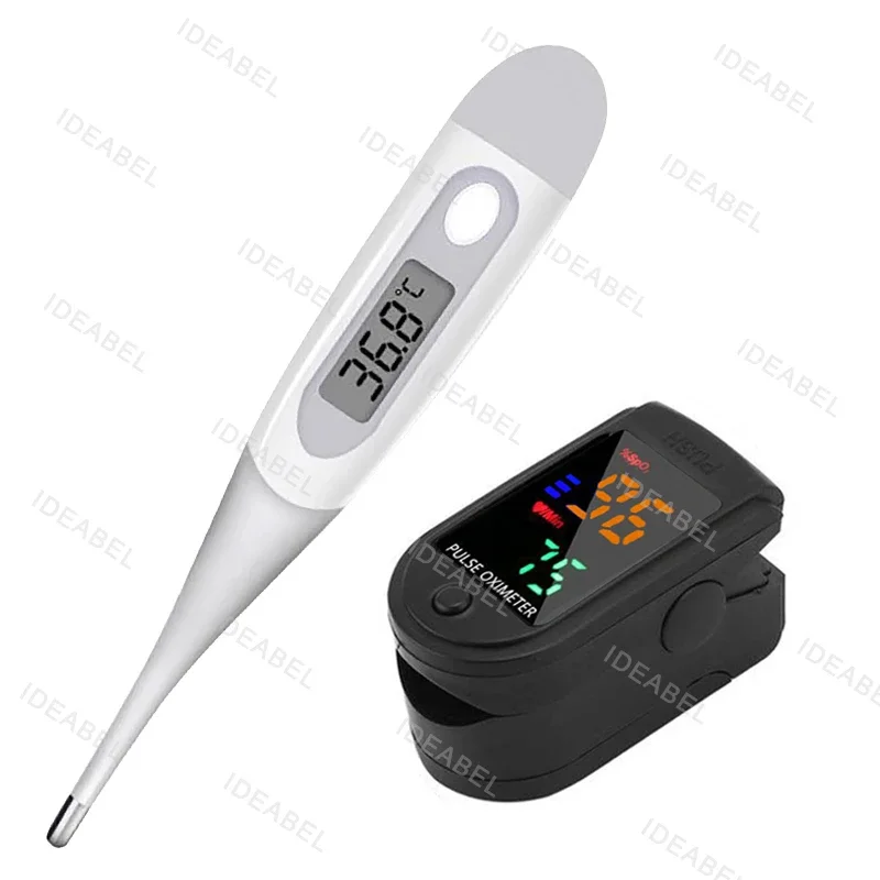 

Digital Thermometer Accurate Oral Armpit Temperature Reading Fever Alert Termometer Baby Thermometers Pulse Oximeter Finger