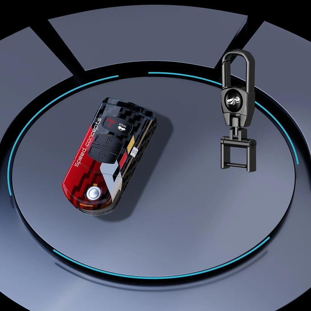 Picture 7: 2/3/4 Buttons Graffiti Car Flip Key Case Cover Holder Protector Shell For Mazda 2 3 5 6 CX7 CX9 RX8 MX5 MPV Demio Accessories