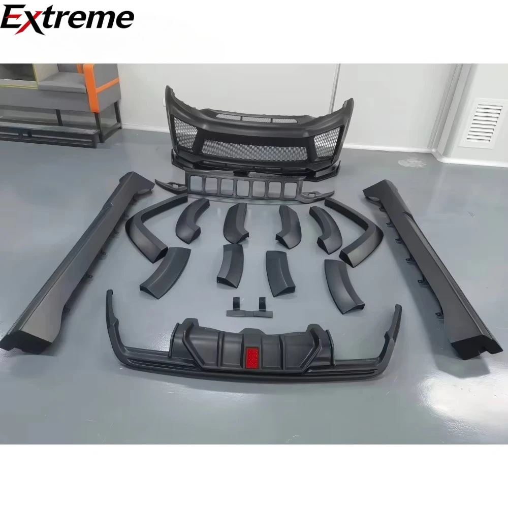 ChaoMing Trackhawk Body Kit for Grand Cherokee 2014-2023 Replacement Upgrade-Black Plastic Material
