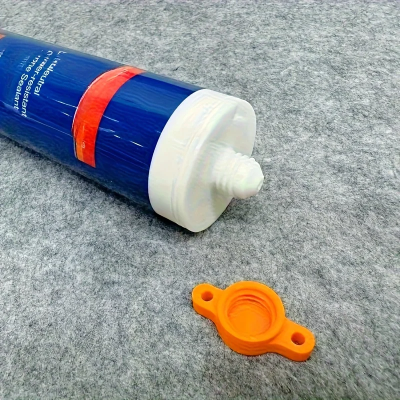 Silikon-Dichtkappe für Düsenreinigung | Verhindert Austrocknen | Entferner-Werkzeug für Dichtmittelpistole und offene Kernrohre | Kompatibel mit 3D-Druck, Glas und Kleber | Wiederverwendbares, langlebiges Zubehör für D – Detail 6