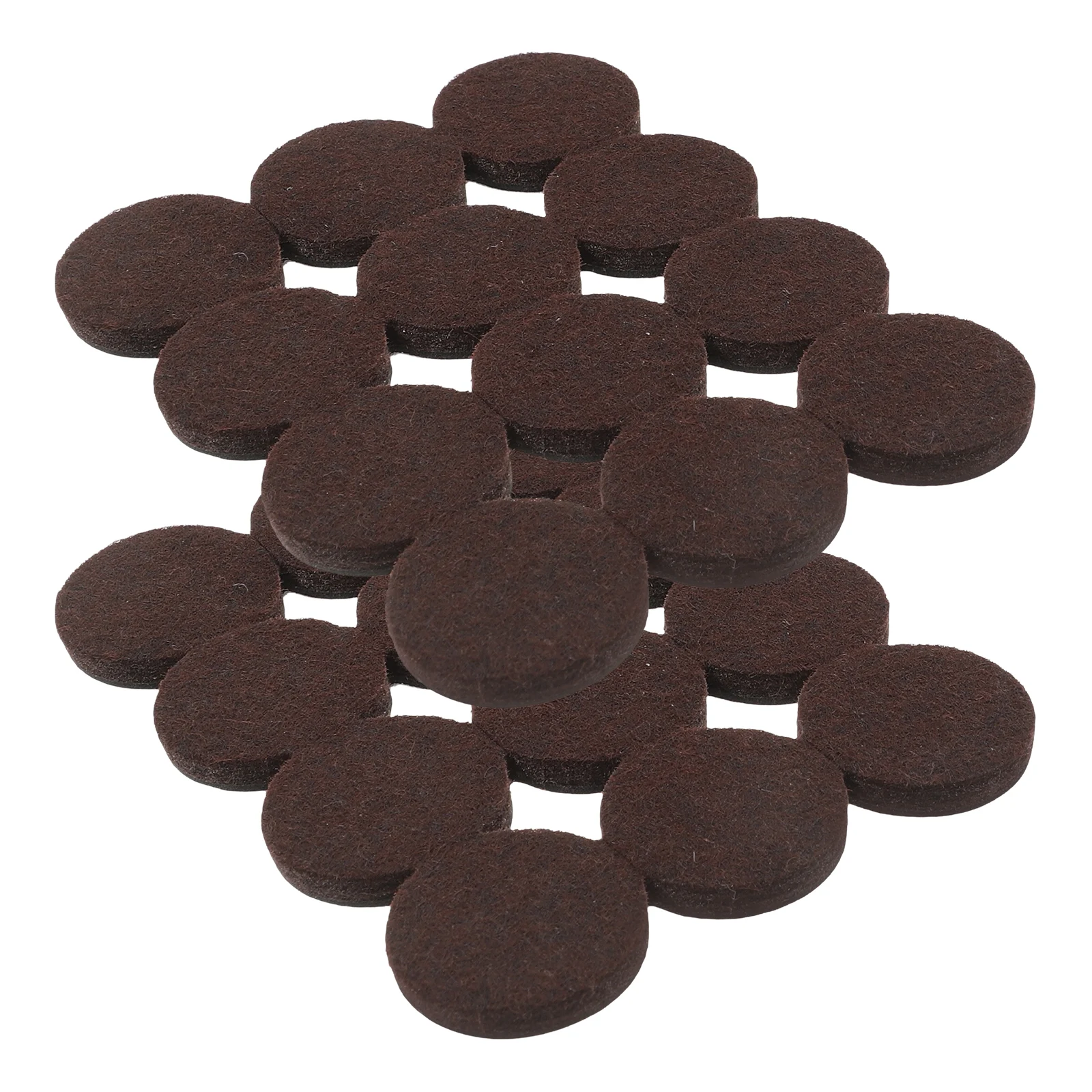 

24 Pcs Felt Table Chair Mats Leg Protectors Hat Pads for Hardwood Floors Noise Reduction Self Adhesive Furniture Legs
