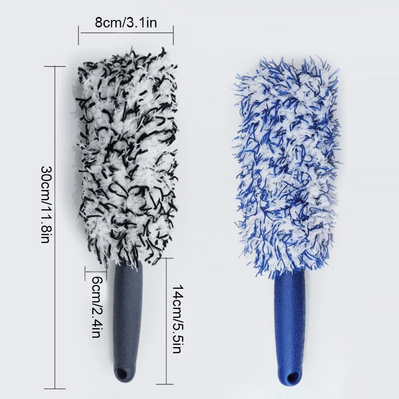 Car Cleaning Brush Car Cleaning Wheel Brush Super Soft Auto Detailing Pocket Mitt Brush Tool for Auto Care Accessories